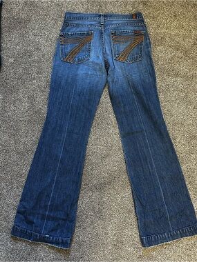 7 for all mankind Dojo Flared Jeans - size 27 petite